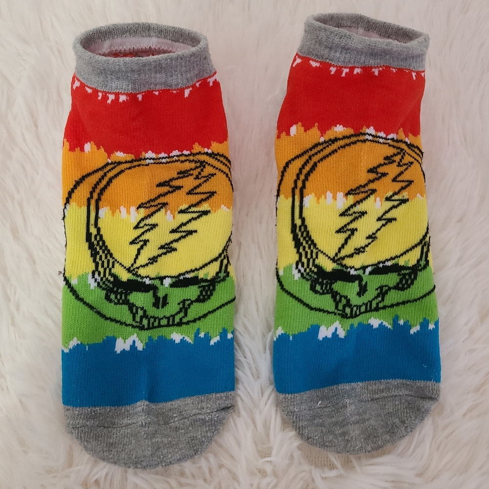 Grateful Dead Tie Dye ankle Socks